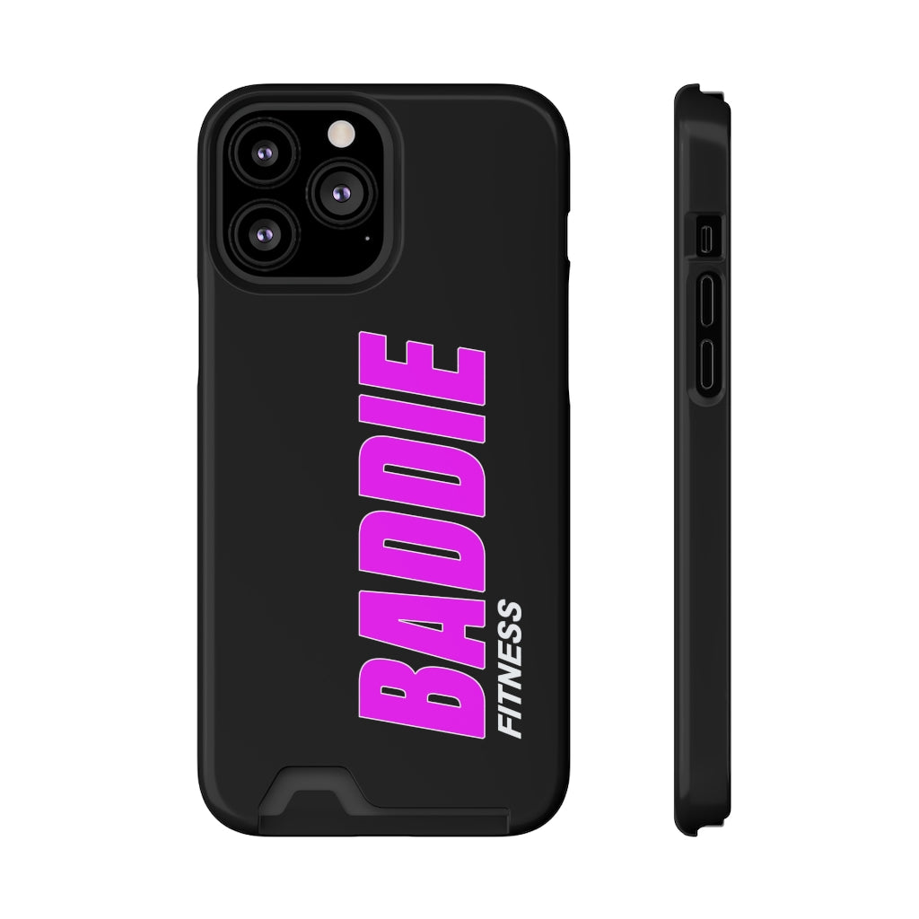 BADDIE PHONE CASE WITH CARD HOLDER