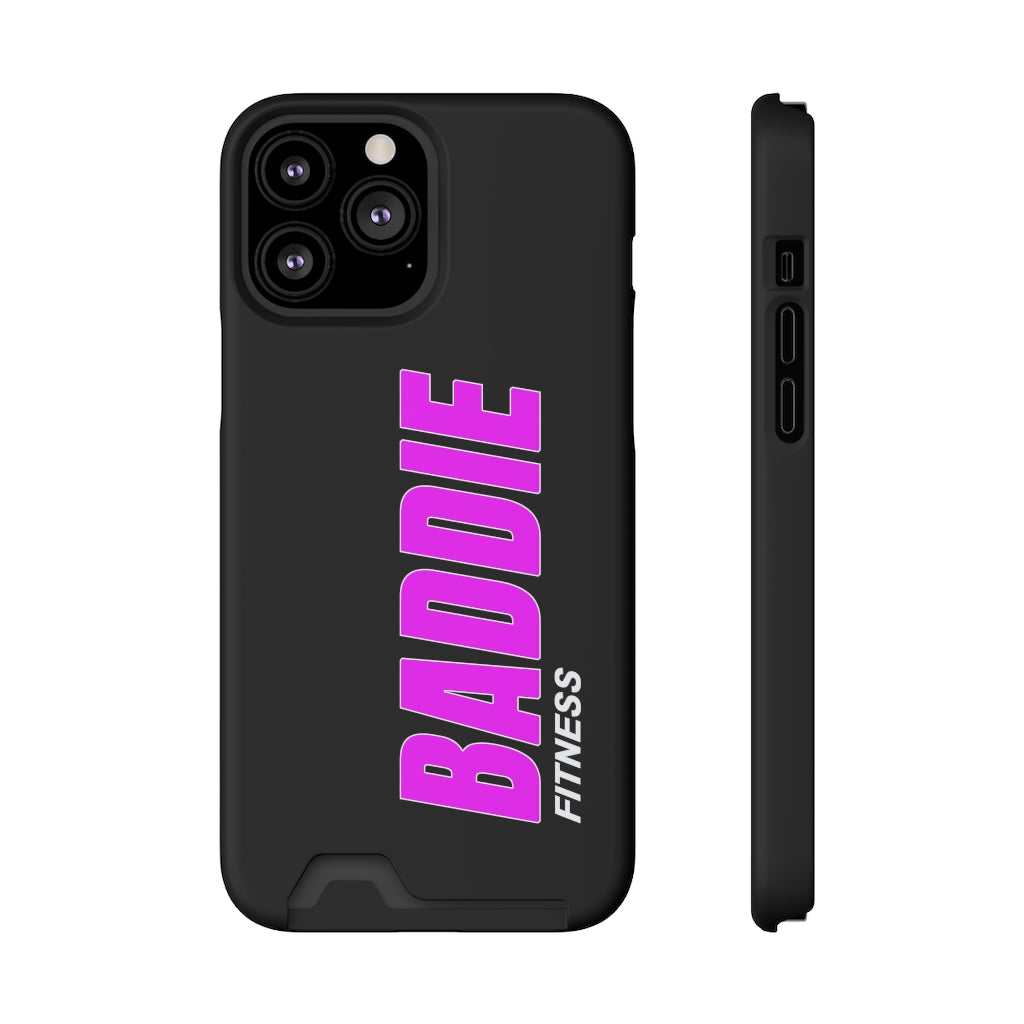 BADDIE PHONE CASE WITH CARD HOLDER