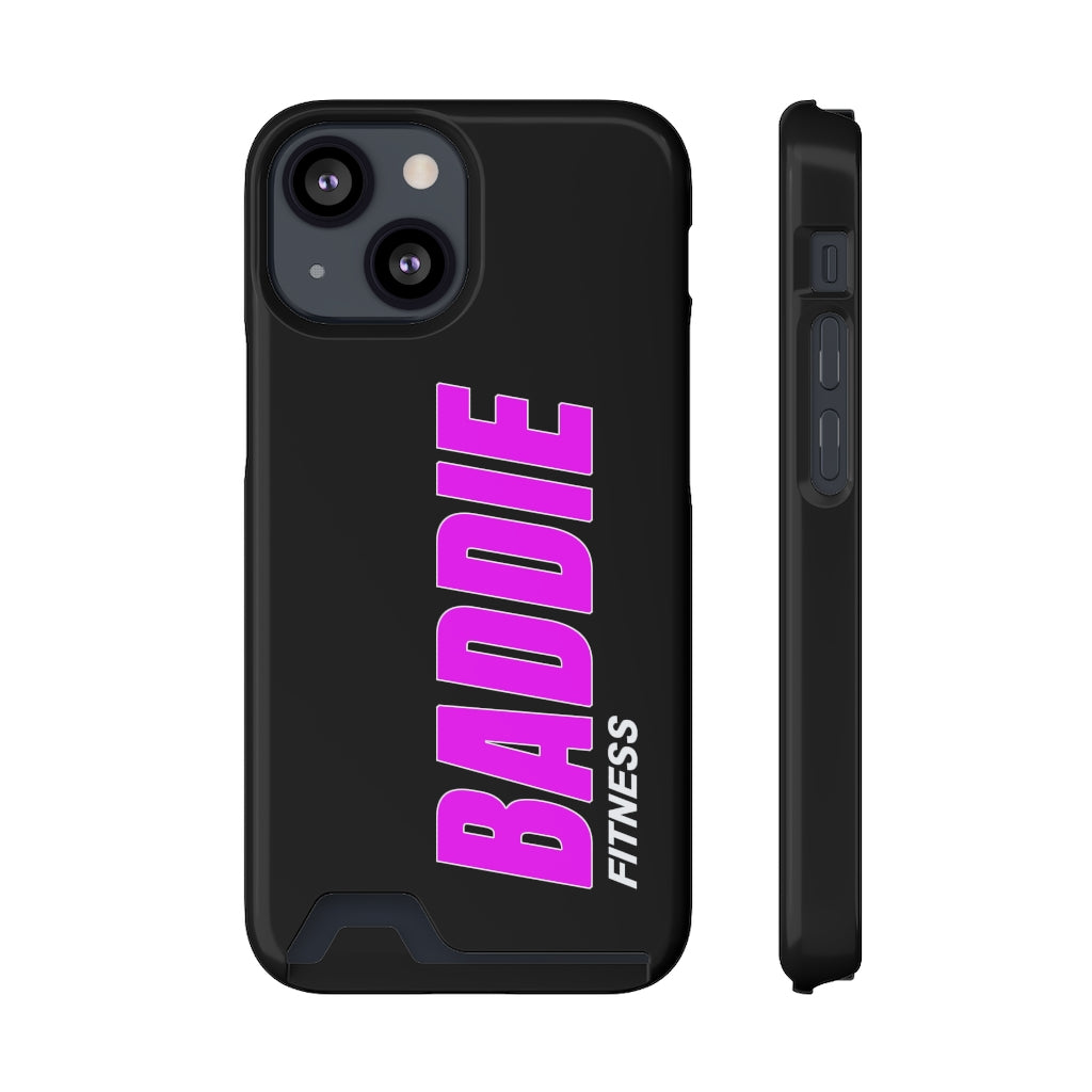 BADDIE PHONE CASE WITH CARD HOLDER