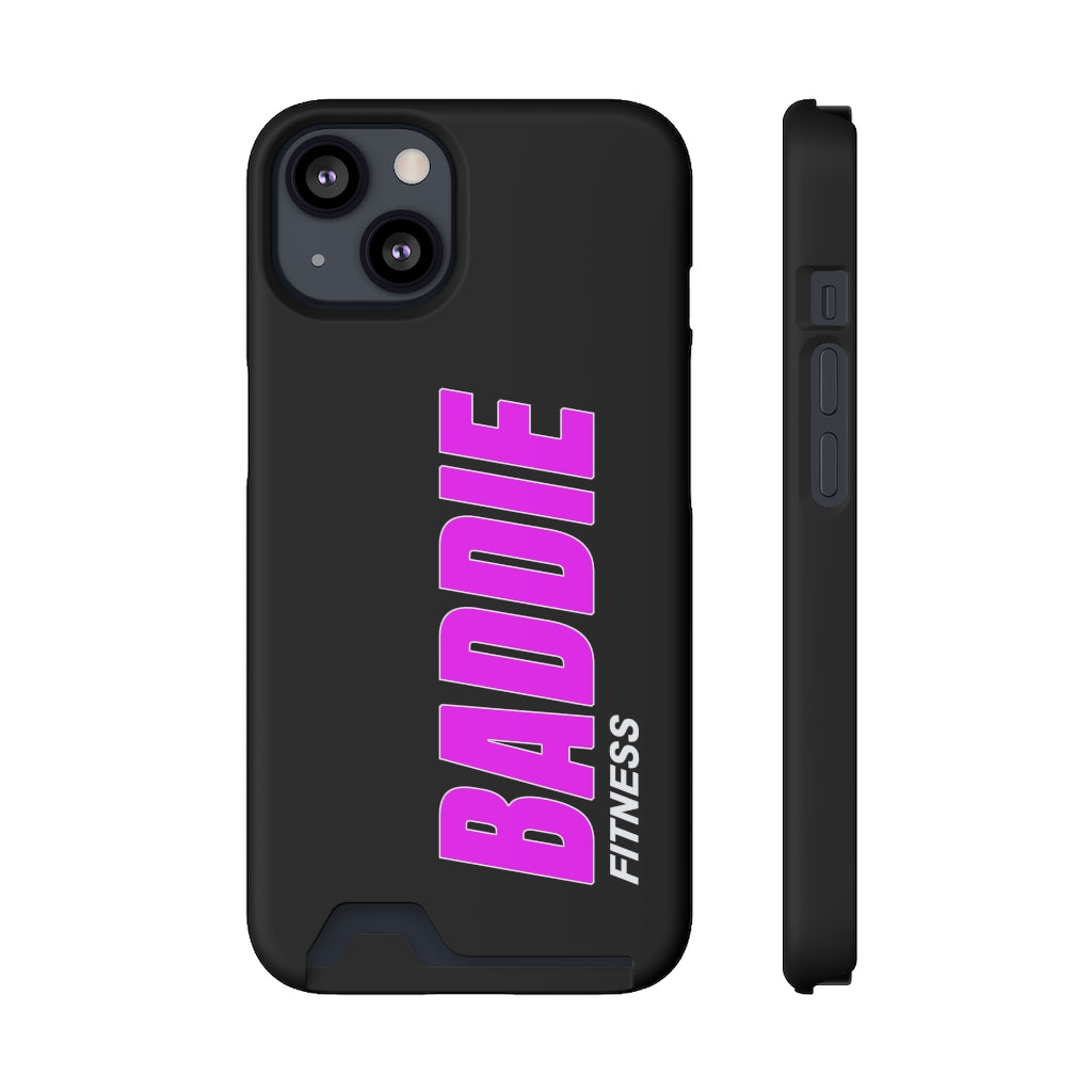 BADDIE PHONE CASE WITH CARD HOLDER