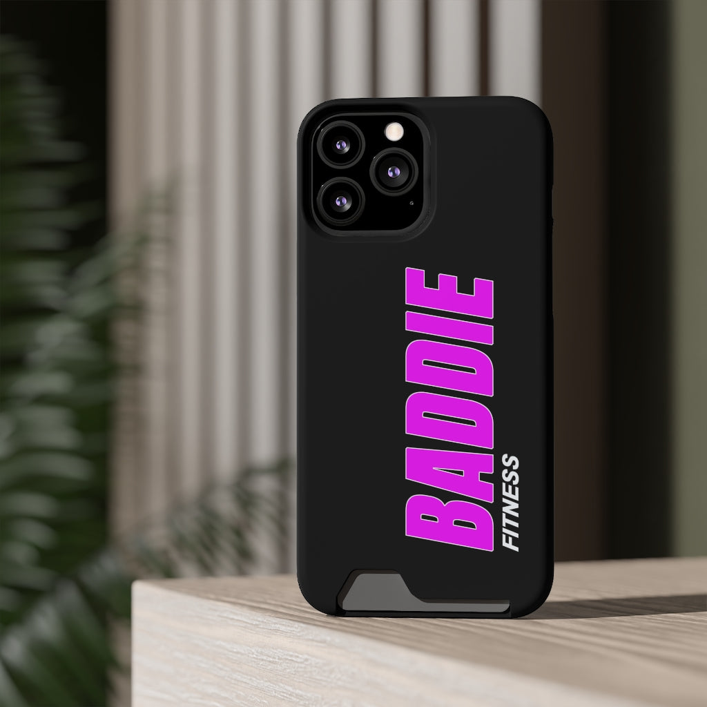 BADDIE PHONE CASE WITH CARD HOLDER