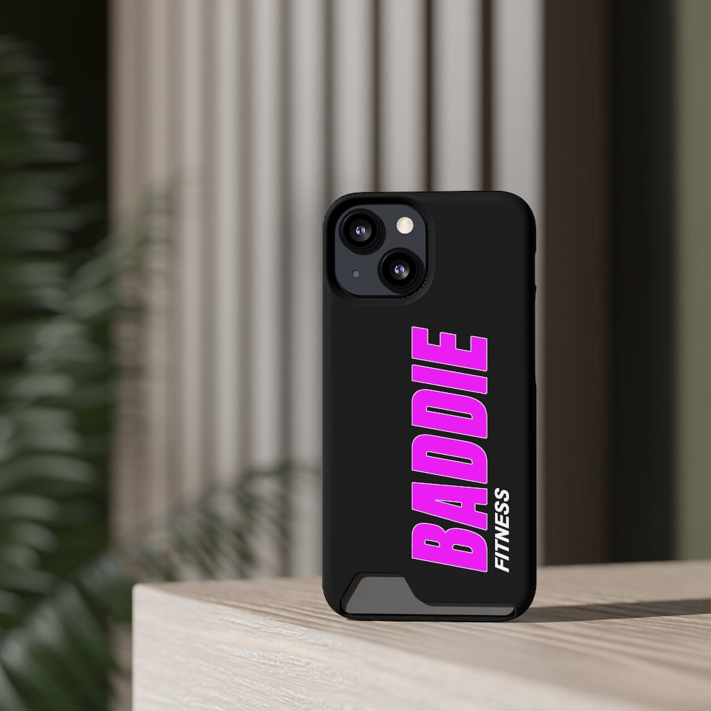 BADDIE PHONE CASE WITH CARD HOLDER