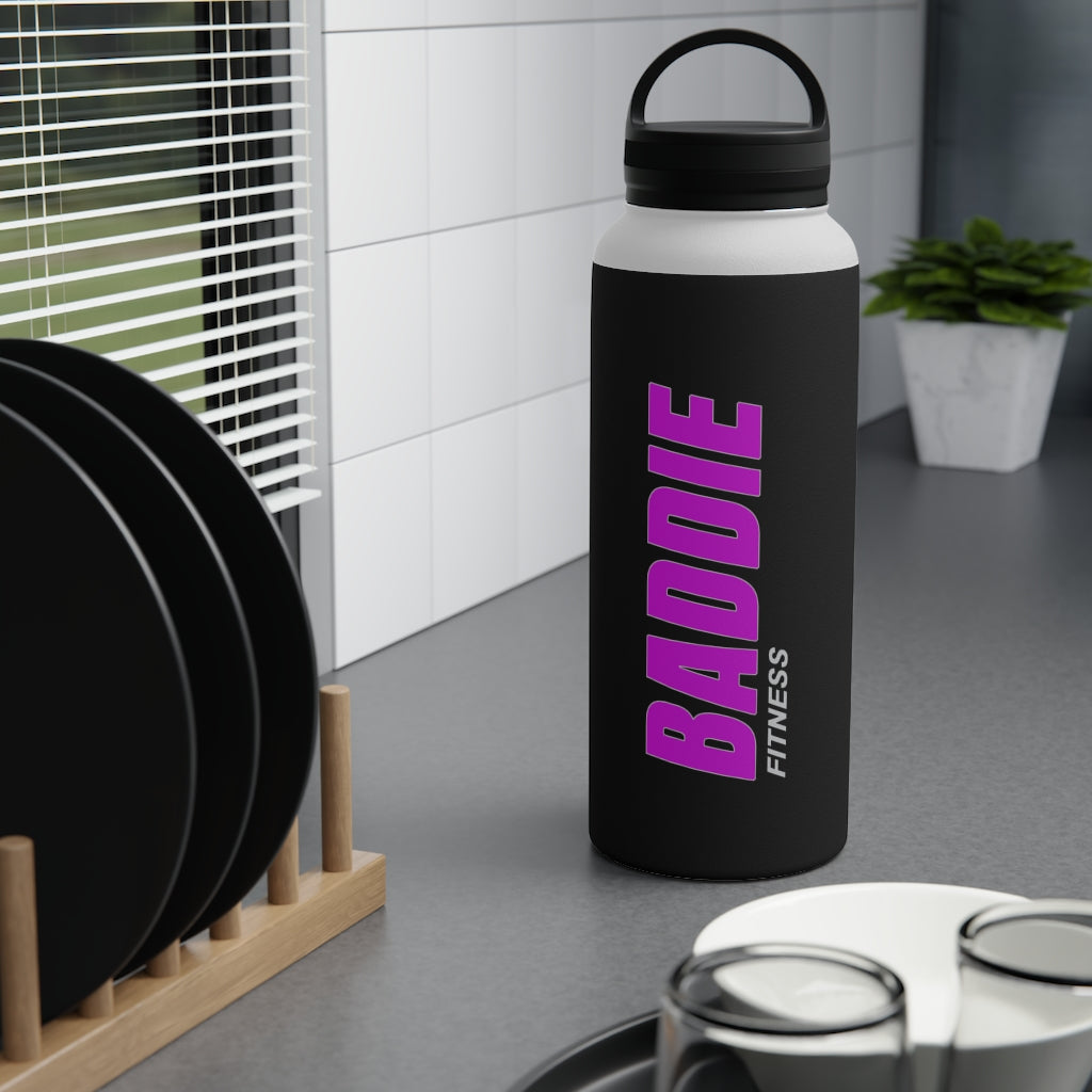 Stainless Steel Water Bottle, Handle Lid