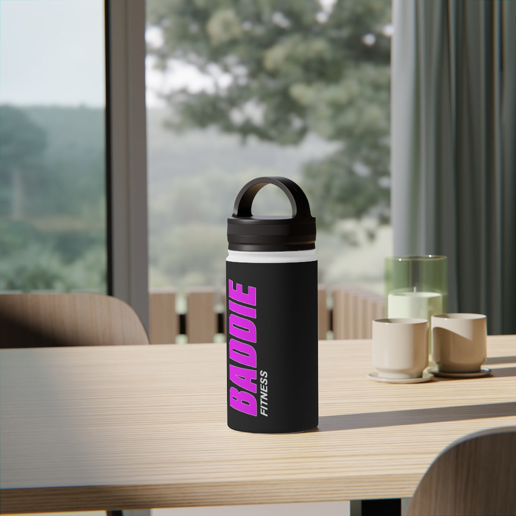 Stainless Steel Water Bottle, Handle Lid