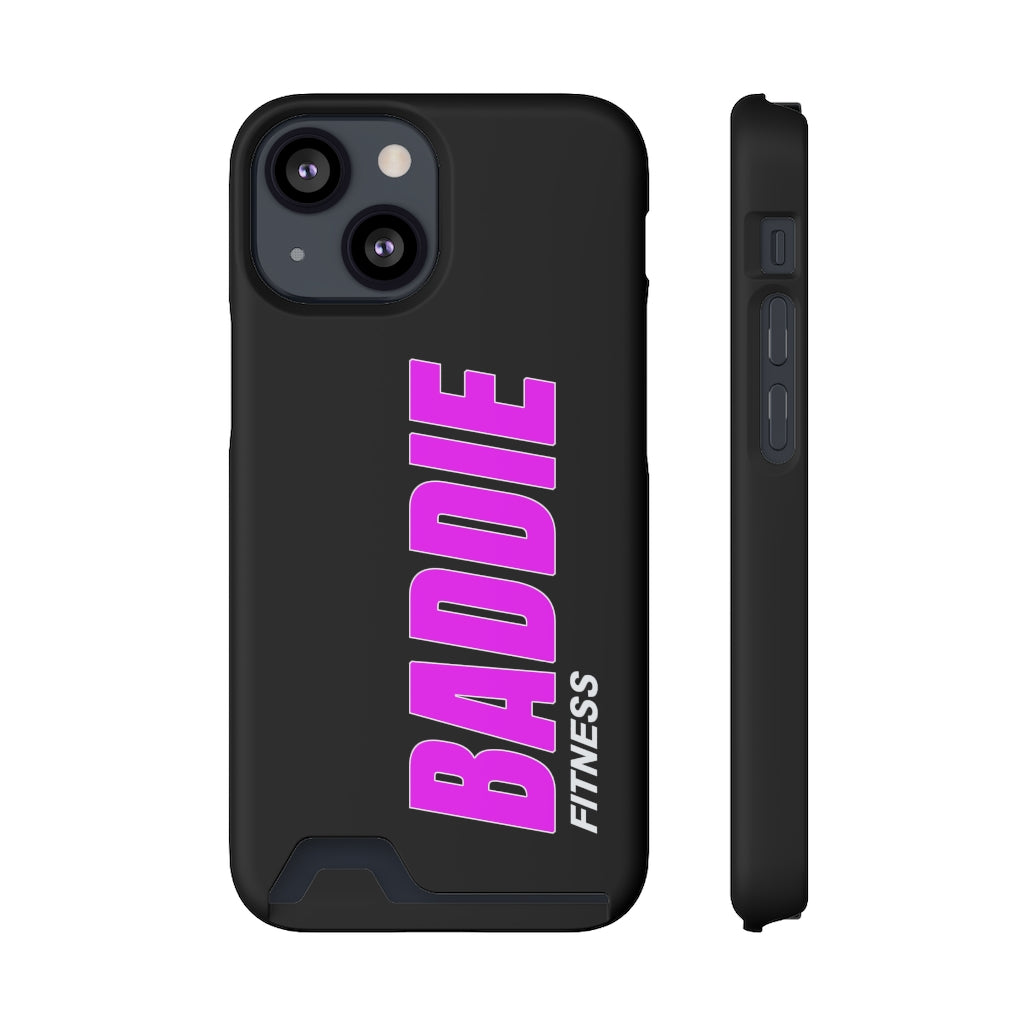 BADDIE PHONE CASE WITH CARD HOLDER