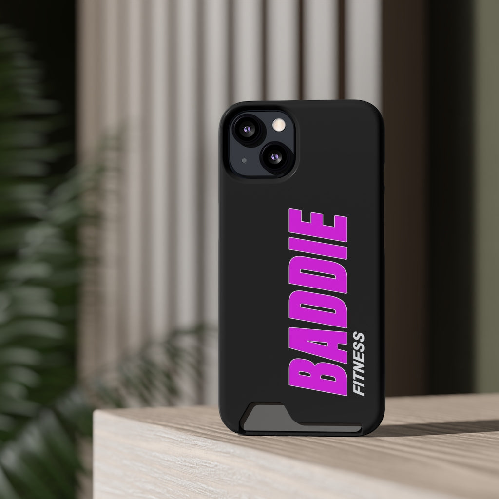 BADDIE PHONE CASE WITH CARD HOLDER