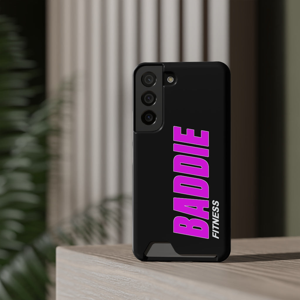 BADDIE PHONE CASE WITH CARD HOLDER