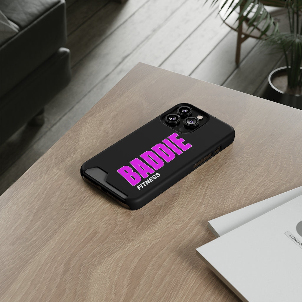 BADDIE PHONE CASE WITH CARD HOLDER