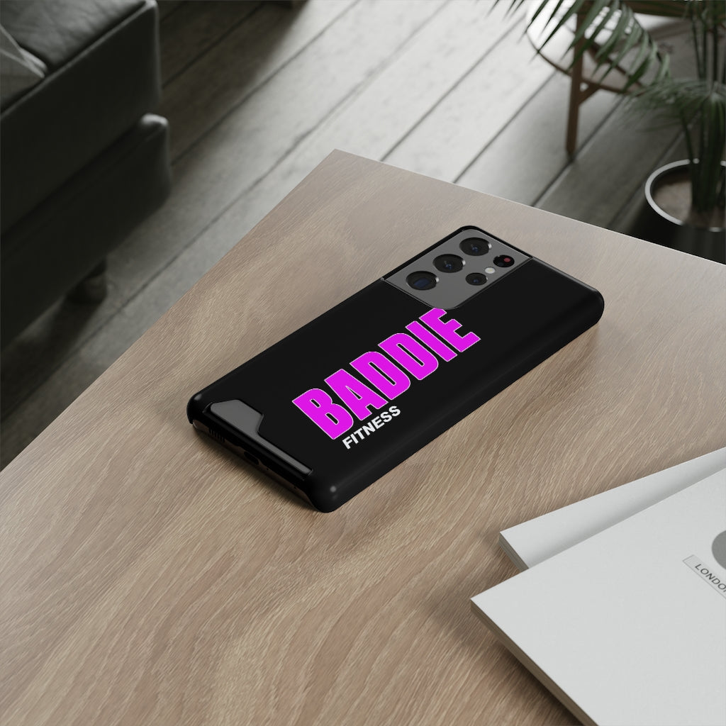 BADDIE PHONE CASE WITH CARD HOLDER