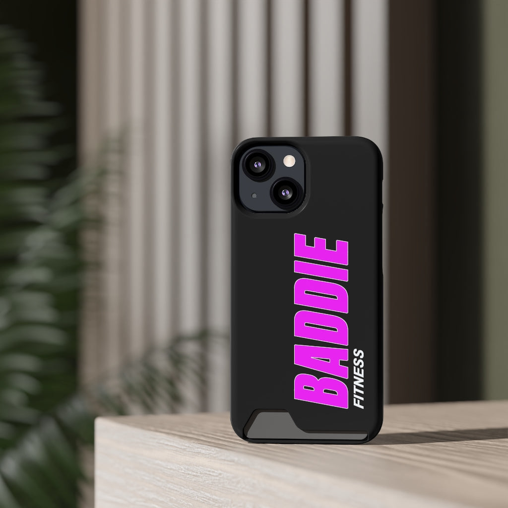 BADDIE PHONE CASE WITH CARD HOLDER