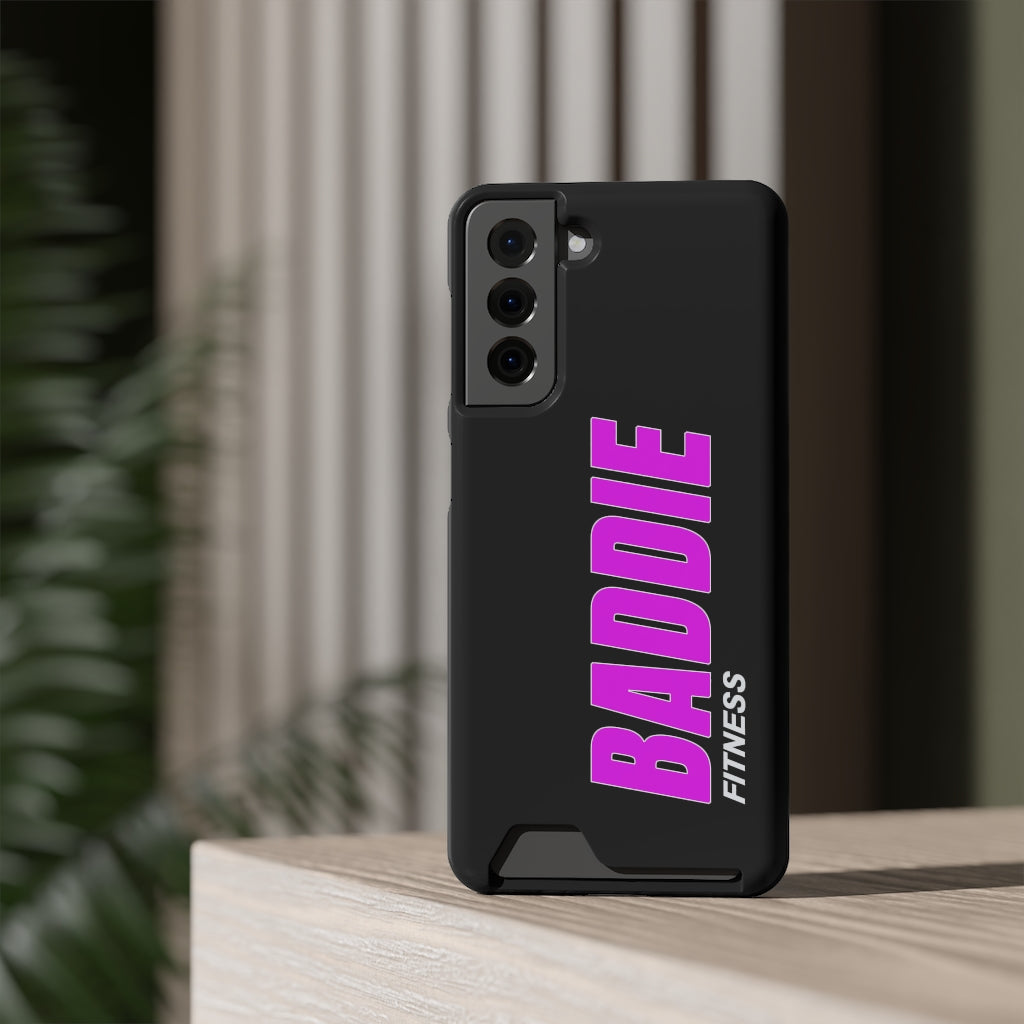 BADDIE PHONE CASE WITH CARD HOLDER