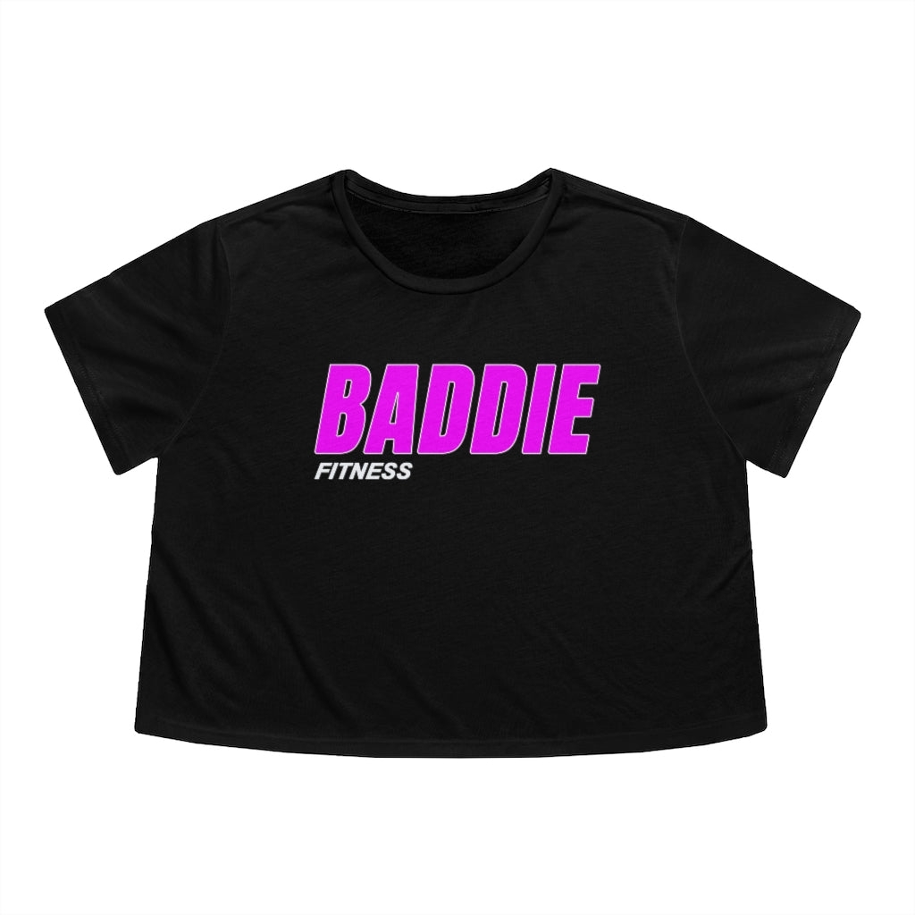 BADDIE WOMEN'S FLOWY CROPPED TEE