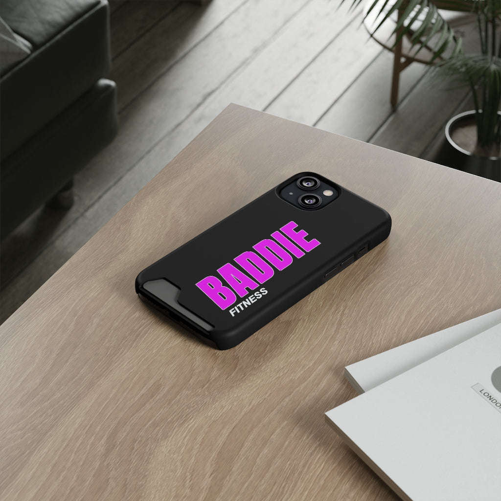 BADDIE PHONE CASE WITH CARD HOLDER