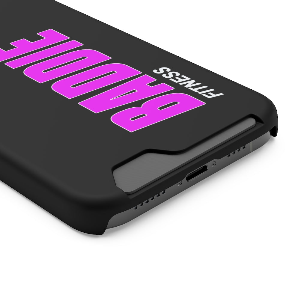 BADDIE PHONE CASE WITH CARD HOLDER