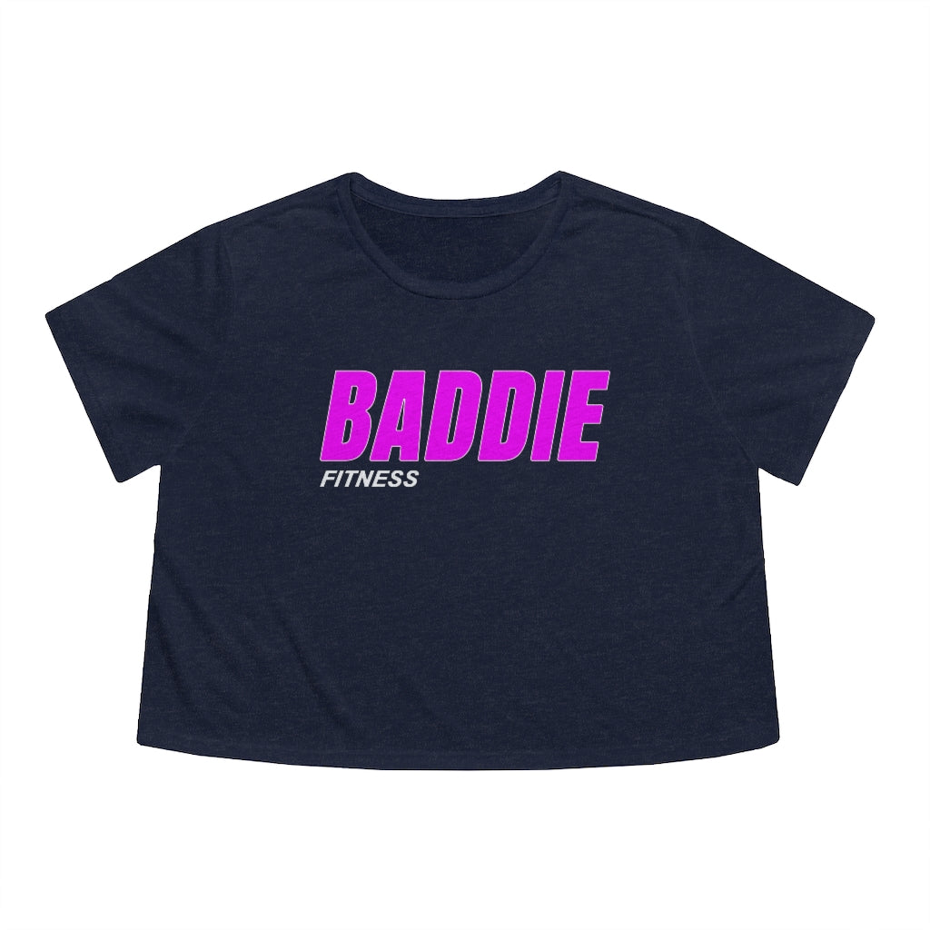 BADDIE WOMEN'S FLOWY CROPPED TEE