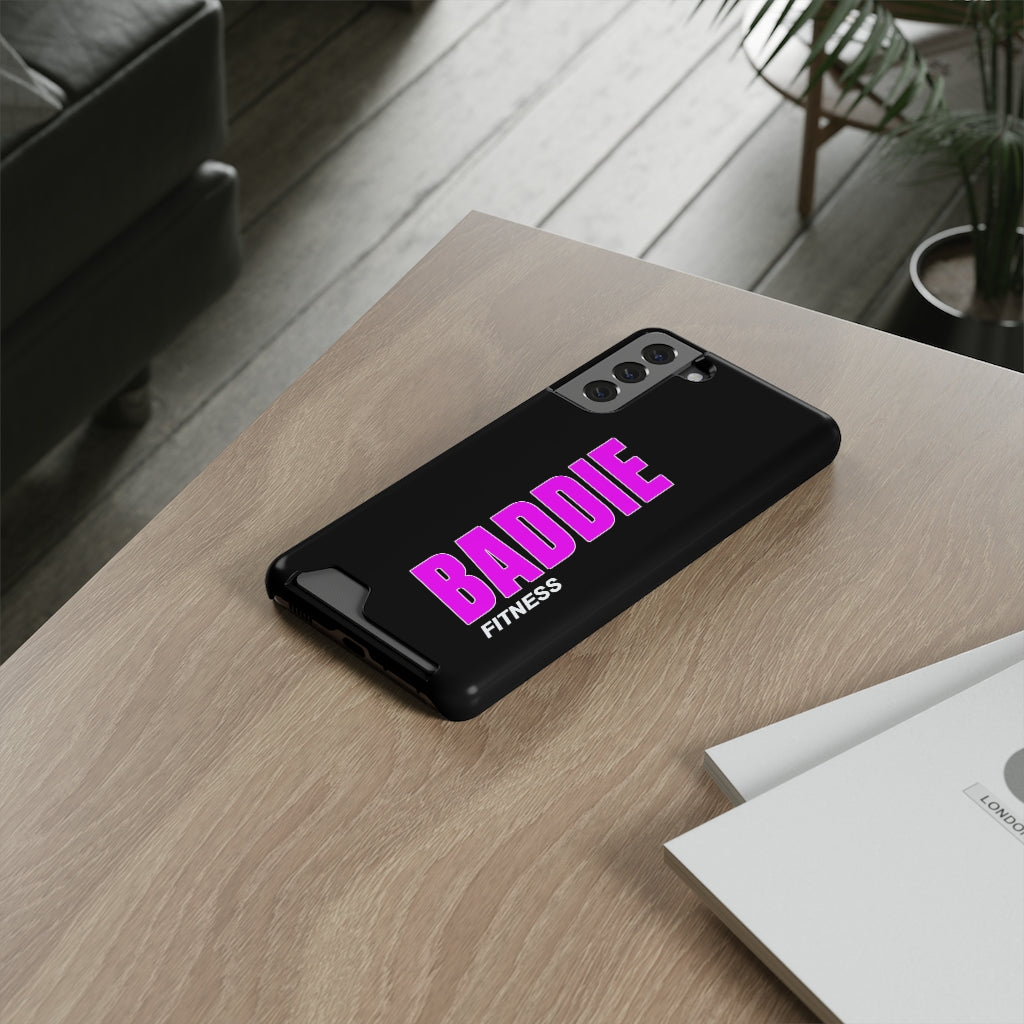 BADDIE PHONE CASE WITH CARD HOLDER