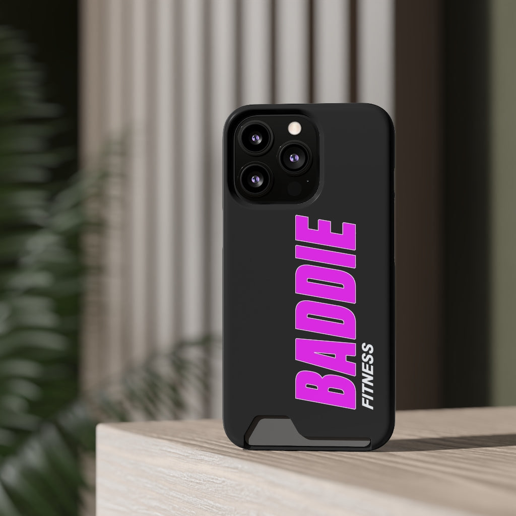 BADDIE PHONE CASE WITH CARD HOLDER