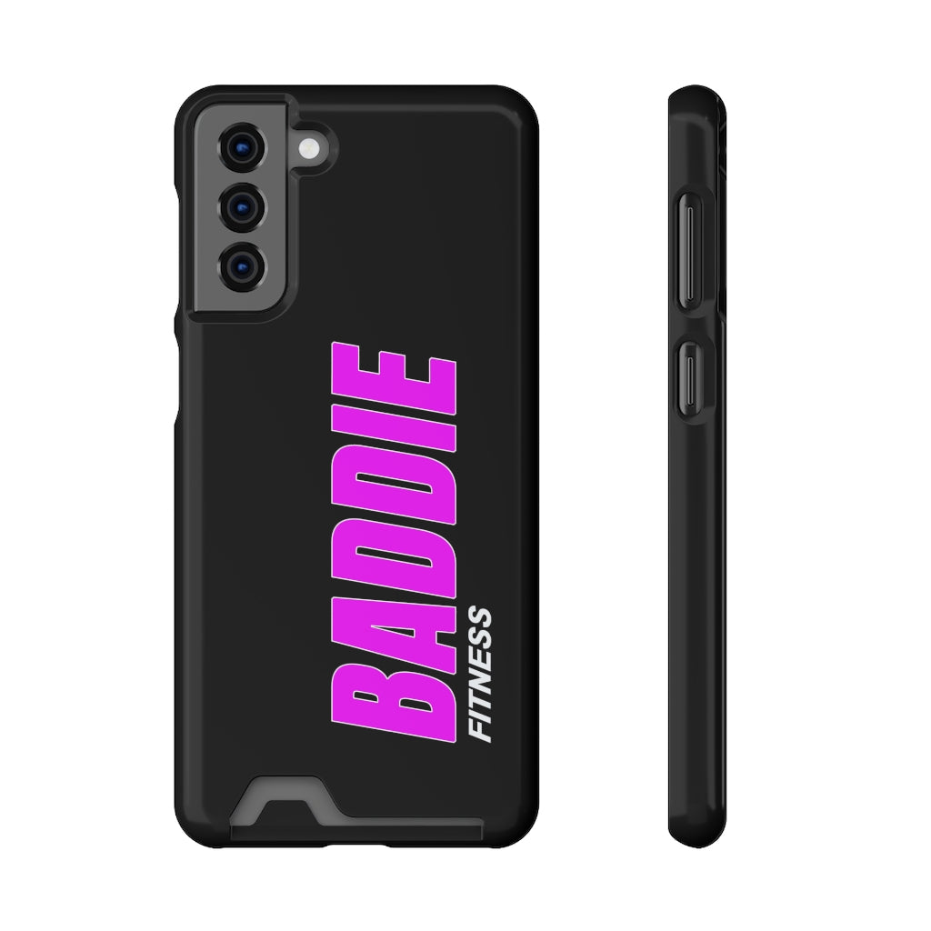 BADDIE PHONE CASE WITH CARD HOLDER